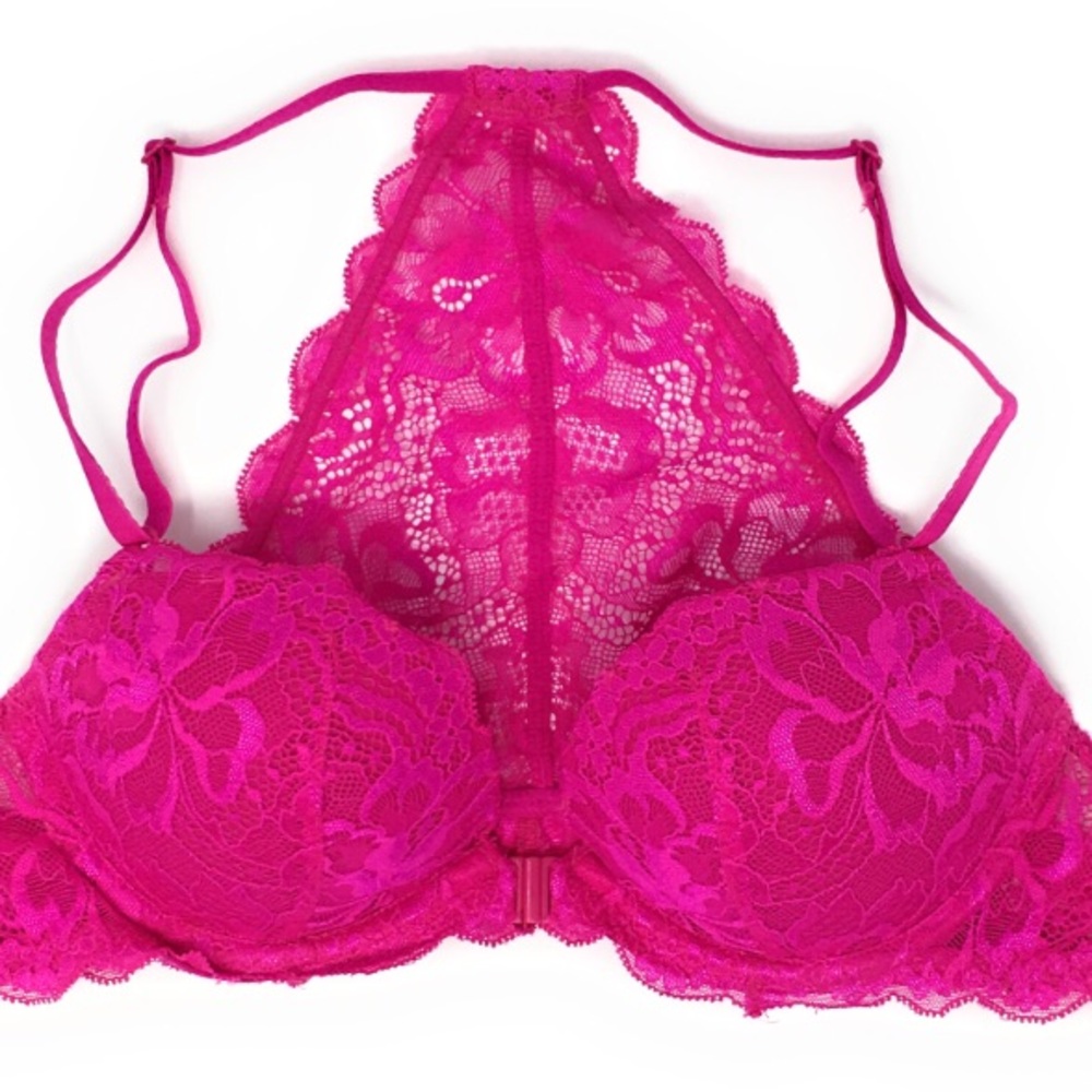 Victorious Secret Pink Hot Pink Racerback Bra